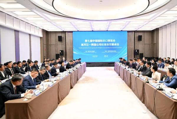 第七届中国国际进口博览会黑龙江—跨国公司经贸合作圆桌会举行 梁惠玲出席并讲话